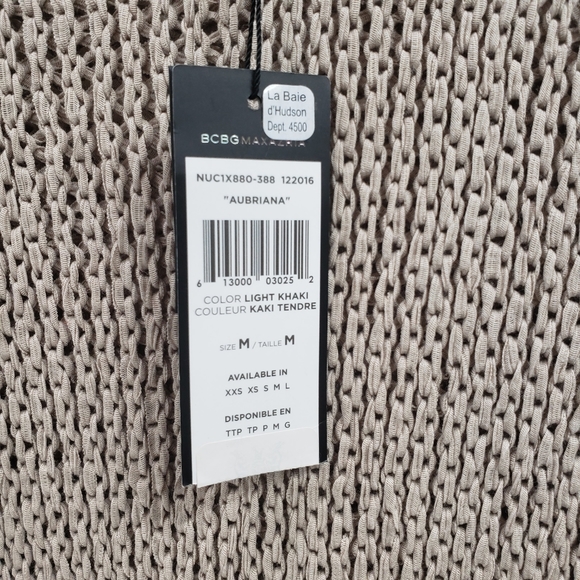 BCBGMAXAZRIA CROCHET SWEATER - Picture 5 of 7